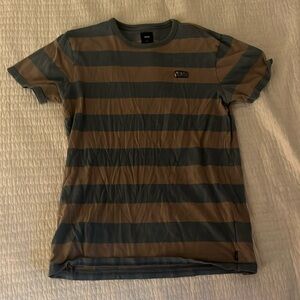 Vans Beige and light Blue shirt